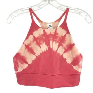 Joy Lab Pink Tie Dye Sports Bra Large